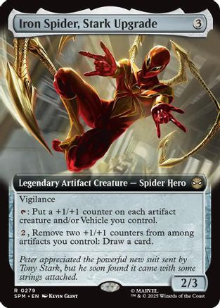 Iron Spider, Stark Upgrade (Extended Art) (SPM-279) - Marvel's Spider-Man Foil