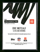2025 Topps Signature Class Preeminent Ink Eric Metcalf Auto #PI-EM