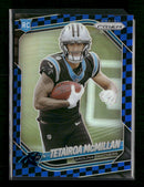 2025 Panini Prizm Black and Blue Checker Tetairoa McMillan #311