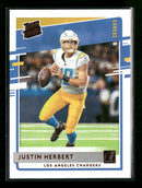 2020 Donruss Rated Rookies Canvas Justin Herbert Rookie #303