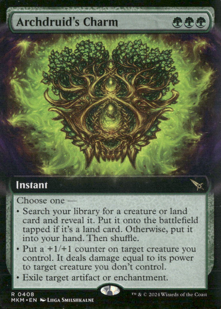 Murders at Karlov Manor Archdruid's Charm (Extended Art) #408