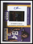 2013 Panini Rookies & Stars Slideshow Cordarrelle Patterson #/96 Auto #4