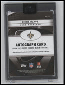 2025 Topps Chrome Black Green Refractor Chris Olave #/99 Auto #AU-CO (Encased)