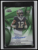 2025 Topps Chrome Black Green Refractor Chris Olave #/99 Auto #AU-CO (Encased)