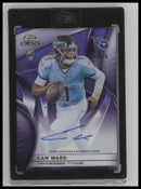 2025 Topps Chrome Black Purple Refractor Cam Ward #/75 Auto #RAU-CW (Encased)
