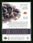 2001-02 Upper Deck Honor Roll Kobe Bryant #38