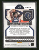 2021-22 Panini Prizm NBA 75th Anniversary Anthony Edwards #37