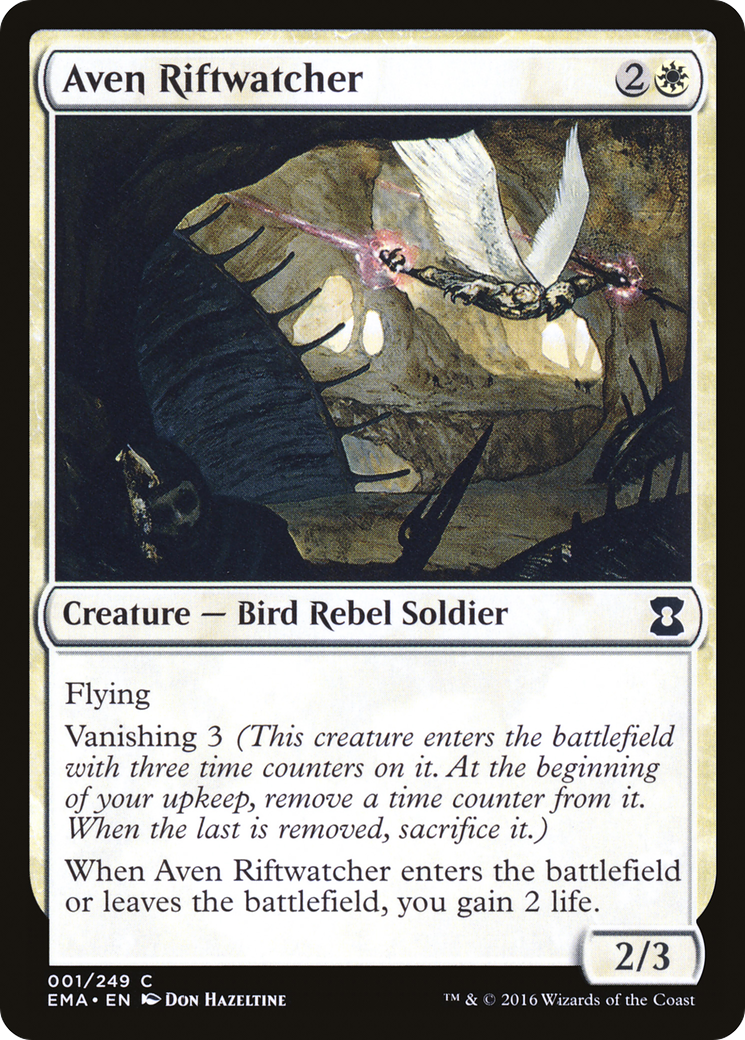 Aven Riftwatcher (EMA-001) - Eternal Masters Foil