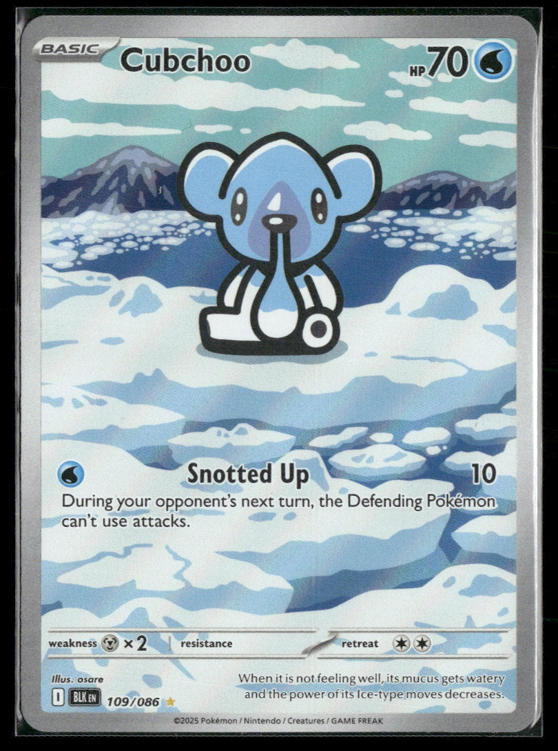 SV: Black Bolt Cubchoo #109/086