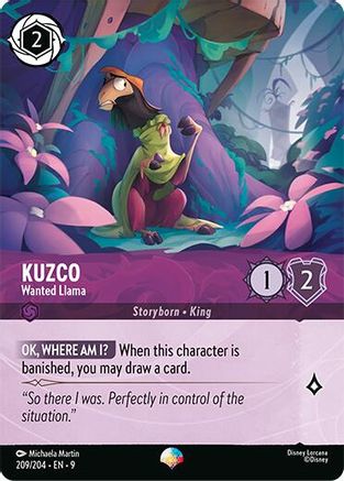 Kuzco - Wanted Llama (Epic) (209/204) - Fabled Holofoil