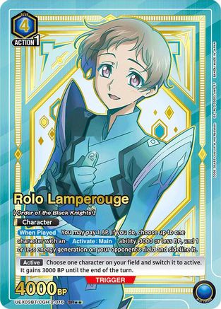 Rolo Lamperouge (016) (SR**) (UEX03BT/CGH-2-016) - UEX03BT CODE GEASS Lelouch of the Rebellion Vol2 Foil