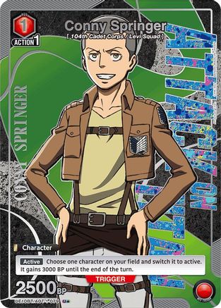 Conny Springer (079) (U*) (UE10BT/AOT-1-079) - UE10BT Attack on Titan Foil