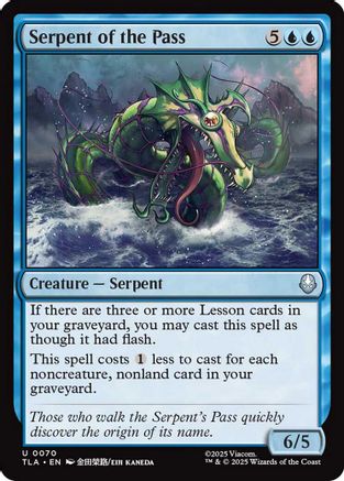 Serpent of the Pass (TLA-070) - Avatar: The Last Airbender Foil