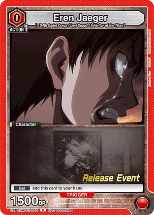 Eren Jaeger (090) (UEPR/AOT-1-090) - UE10BT Attack on Titan Release Event Cards