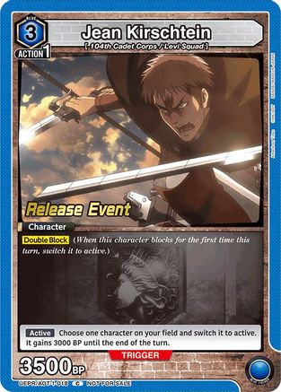 Jean Kirschtein (018) (UEPR/AOT-1-018) - UE10BT Attack on Titan Release Event Cards