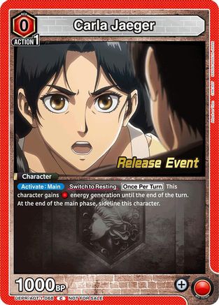 Carla Jaeger (UEPR/AOT-1-068) - UE10BT Attack on Titan Release Event Cards