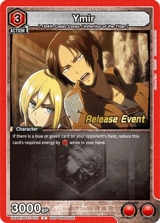 Ymir (074) (UEPR/AOT-1-074) - UE10BT Attack on Titan Release Event Cards