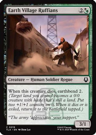 Earth Village Ruffians (TLA-219) - Avatar: The Last Airbender
