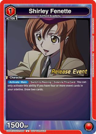 Shirley Fenette (UEX03BT/CGH-2-069) - UEX03BT CODE GEASS Lelouch of the Rebellion Vol2 Release Event Cards