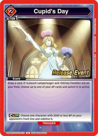 Cupid's Day (UEPR/CGH-2-073) - UEX03BT CODE GEASS Lelouch of the Rebellion Vol2 Release Event Cards