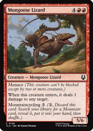 Mongoose Lizard (TLA-148) - Avatar: The Last Airbender