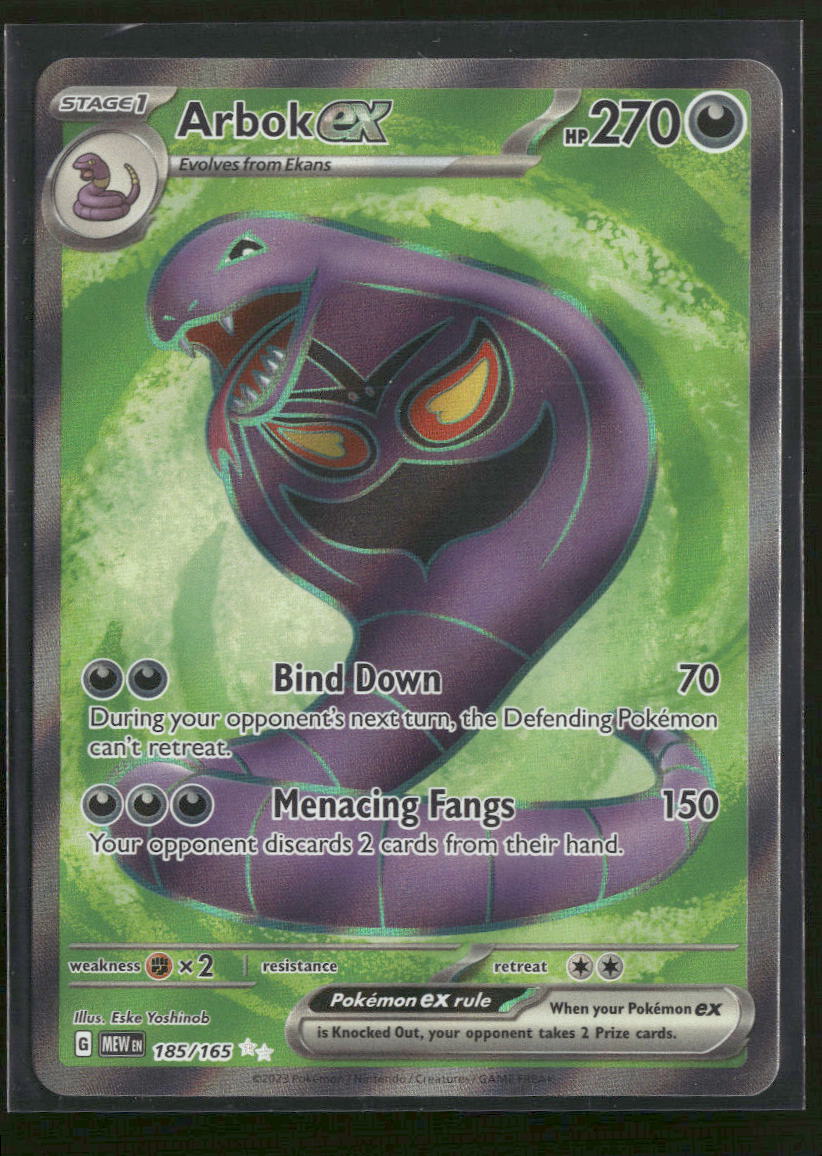 SV: Scarlet & Violet 151 Arbok ex #185/165
