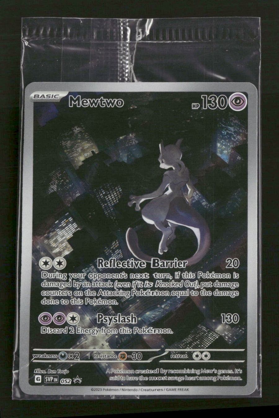 SV: Scarlet & Violet Promo Cards Mewtwo #052 (Sealed)