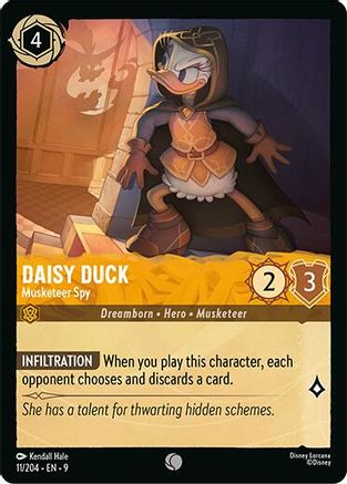 Daisy Duck - Musketeer Spy (11/204) - Fabled Cold Foil