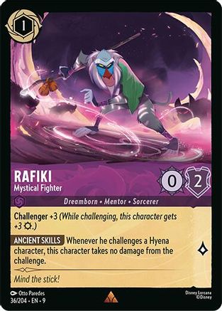 Rafiki - Mystical Fighter (36/204) - Fabled Cold Foil