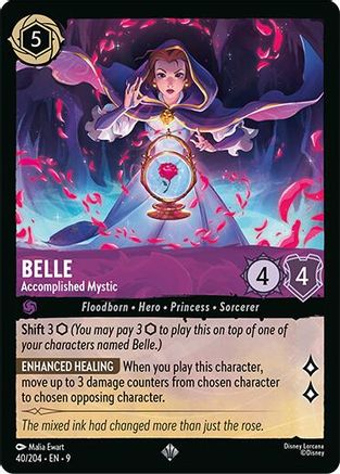 Belle - Accomplished Mystic (40/204) - Fabled Cold Foil