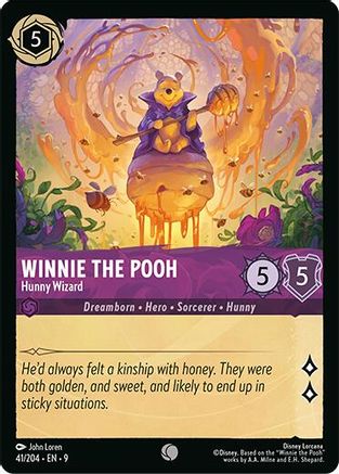 Winnie the Pooh - Hunny Wizard (41/204) - Fabled Cold Foil