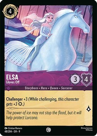 Elsa - Gloves Off (48/204) - Fabled Cold Foil