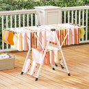 64 Inches Clothes Drying Rack with Height Adjustable Wings