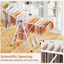 64 Inches Clothes Drying Rack with Height Adjustable Wings
