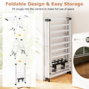 64 Inches Clothes Drying Rack with Height Adjustable Wings