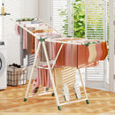 64 Inches Clothes Drying Rack with Height Adjustable Wings