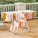 64 Inches Clothes Drying Rack with Height Adjustable Wings