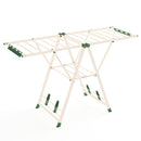 64 Inches Clothes Drying Rack with Height Adjustable Wings