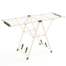 64 Inches Clothes Drying Rack with Height Adjustable Wings