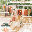 64 Inches Clothes Drying Rack with Height Adjustable Wings