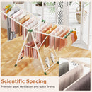 64 Inches Clothes Drying Rack with Height Adjustable Wings