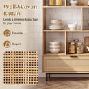 64-Inch Tall Wooden Bookcase with 8 Cubes and Drawer
