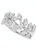 Giani Bernini Cubic Zirconia Vine Ring in Sterling Silver,Size 9