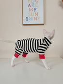 Belly-protecting Four-legged High-elasticity Fur-free Cat Clothing