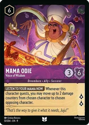 Mama Odie - Voice of Wisdom (57/204) - Fabled Cold Foil