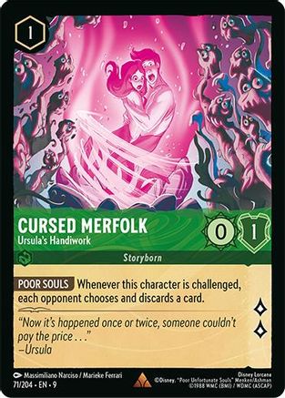 Cursed Merfolk - Ursula's Handiwork (71/204) - Fabled Cold Foil