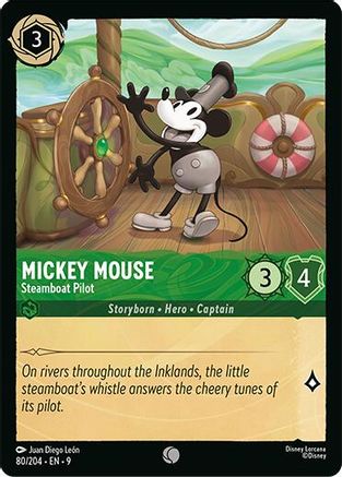 Mickey Mouse - Steamboat Pilot (80/204) - Fabled