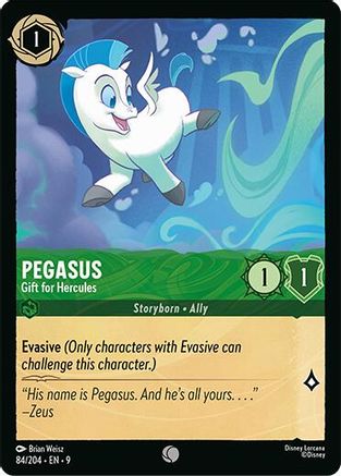 Pegasus - Gift for Hercules (84/204) - Fabled Cold Foil