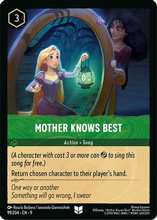 Mother Knows Best (99/204) - Fabled Cold Foil
