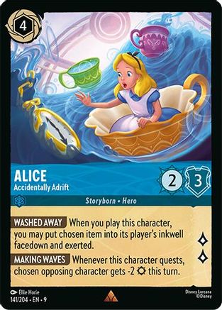 Alice - Accidentally Adrift (141/204) - Fabled Cold Foil